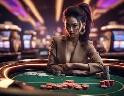 Antarmuka permainan Speed Blackjack lina togel dengan tombol tindakan dan statistik ronde